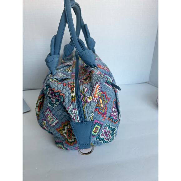 Vera Bradley Purse Hadley East West Tote In PAINTED MEDALLIONS - Picture 2 of 13